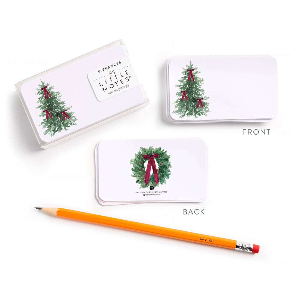 E. Frances Paper Cards Velvet Bow Tree Little Notes
