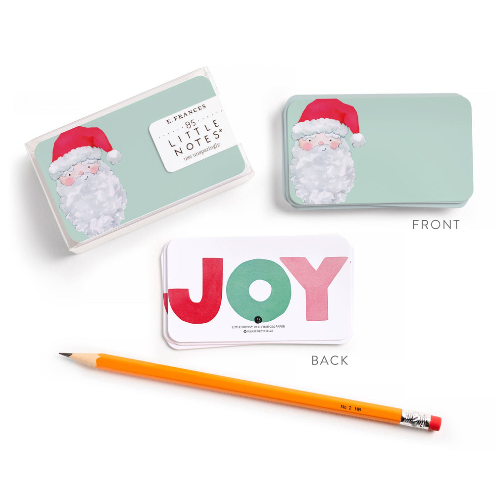 E. Frances Paper Cards Vintage Santa Little Notes