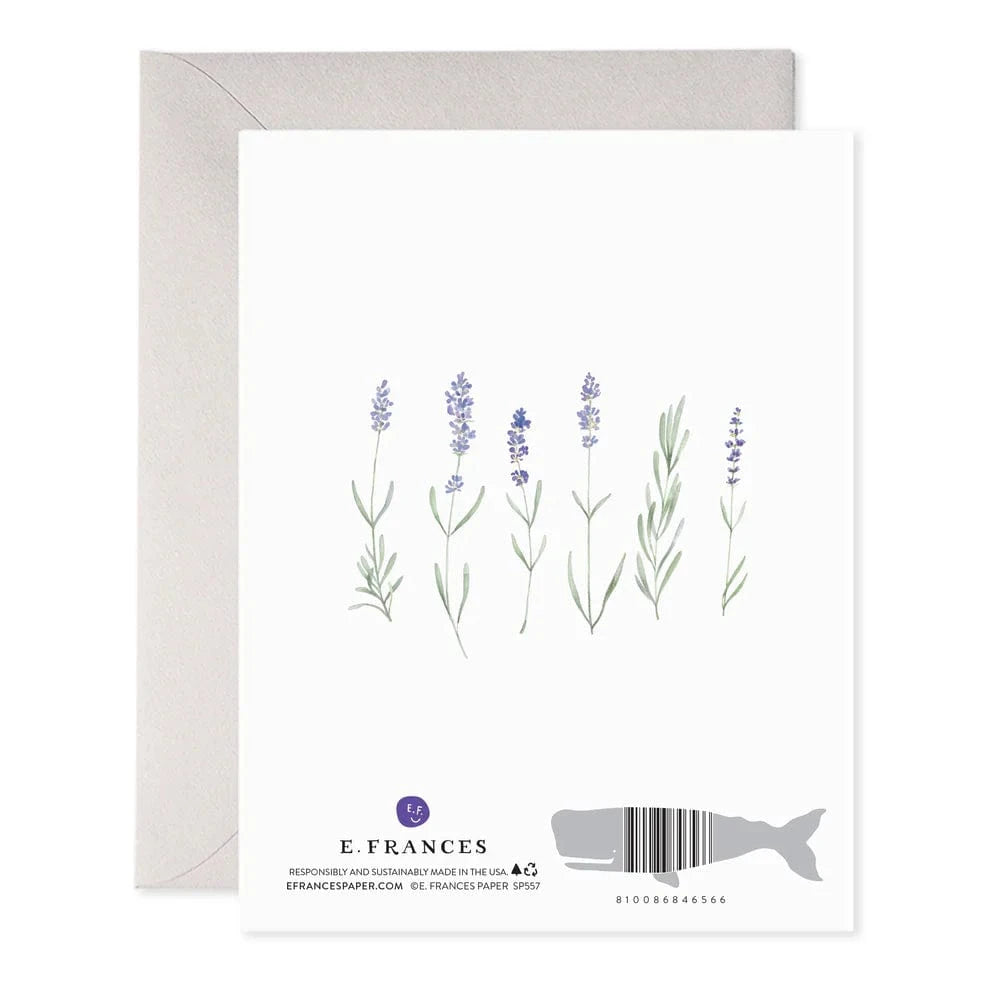 E. Frances Paper Holiday Lavender Mom Greeting Card