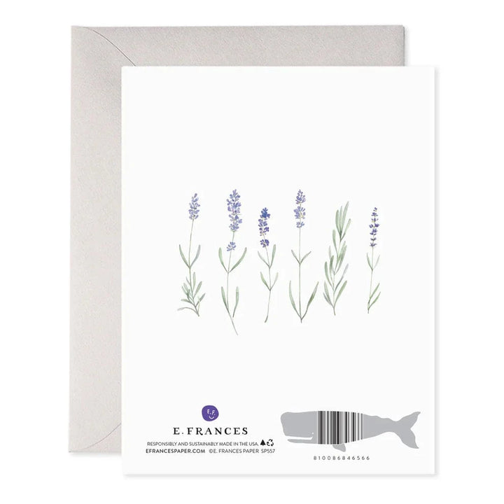 E. Frances Paper Holiday Lavender Mom Greeting Card