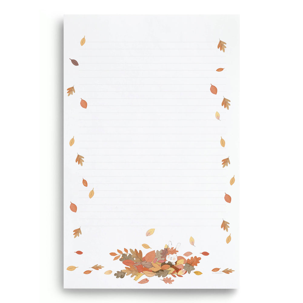 E. Frances Paper Notepad Falling Leaves Notepad
