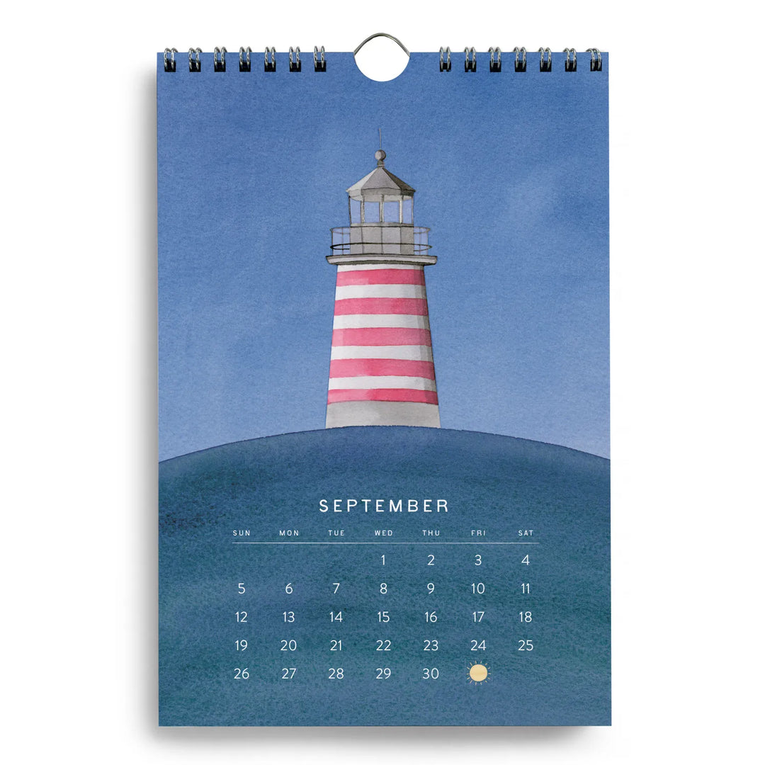 E. Frances Paper Paper A Year By the Sea Little Calendar