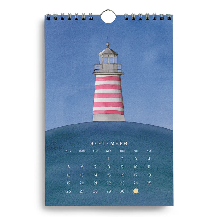 E. Frances Paper Paper A Year By the Sea Little Calendar