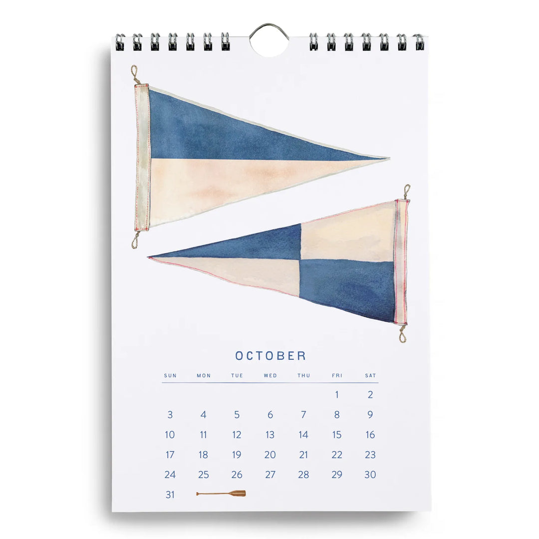 E. Frances Paper Paper A Year By the Sea Little Calendar