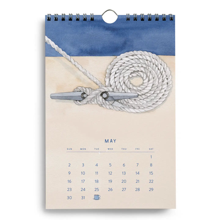 E. Frances Paper Paper A Year By the Sea Little Calendar