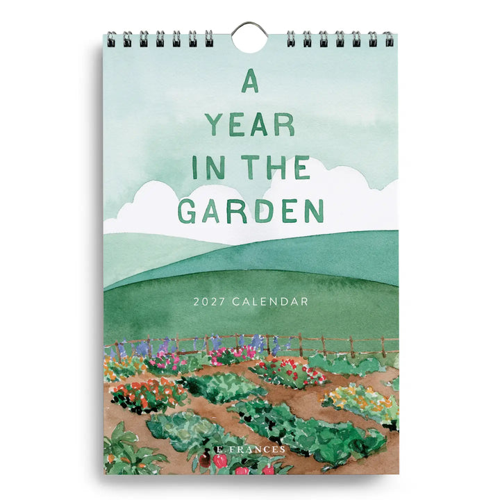 E. Frances Paper Paper A Year in the Garden Little Calendar