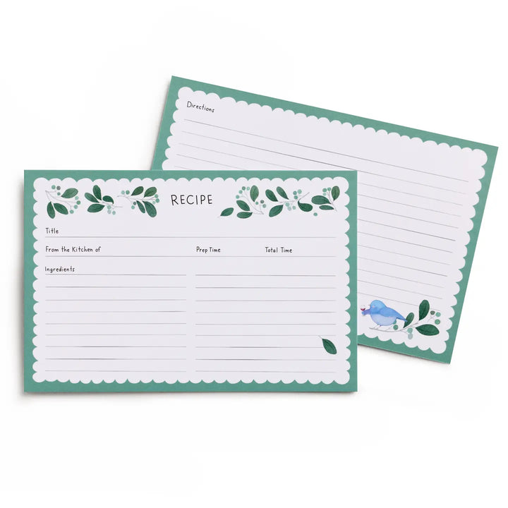 E. Frances Paper Paper Chirps and Cheers Recipe Card Set