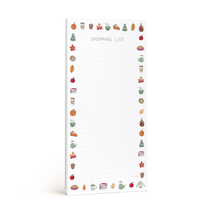 E. Frances Paper paper Crisp & Cozy Market Notepad | Fall Shopping List