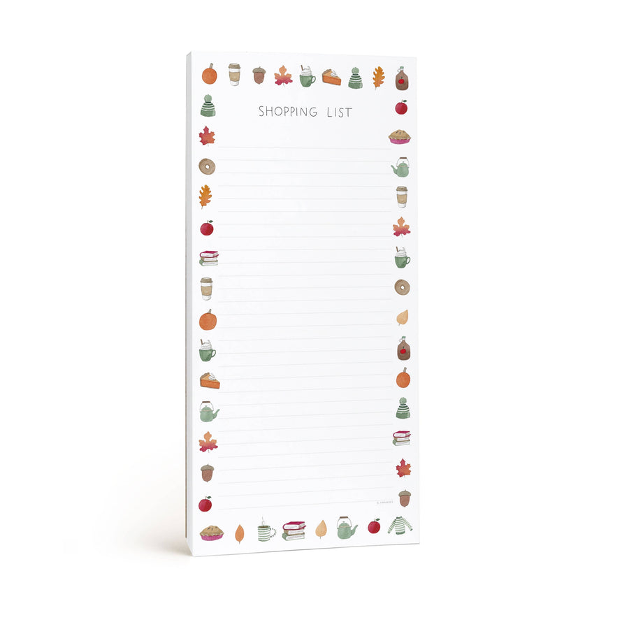 E. Frances Paper paper Crisp & Cozy Market Notepad | Fall Shopping List