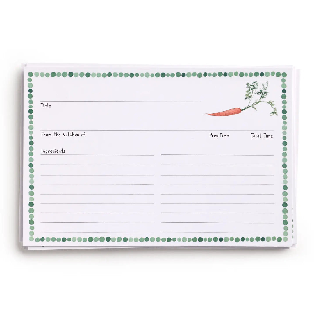 E. Frances Paper Paper Farm to Table Recipe Card Set