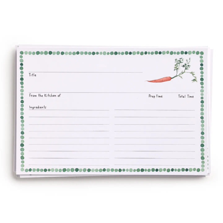E. Frances Paper Paper Farm to Table Recipe Card Set