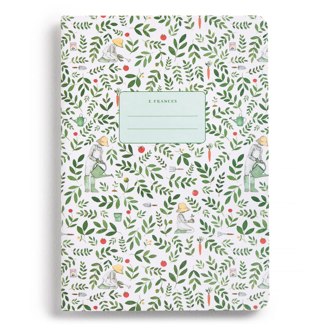 E. Frances Paper Paper Gardener Set of Two Stitched Notebooks