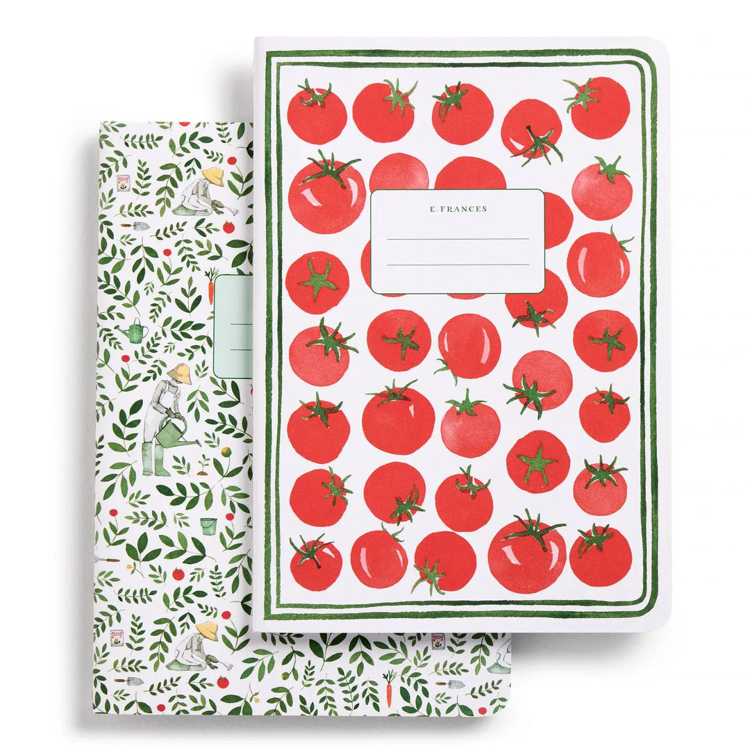 E. Frances Paper Paper Gardener Set of Two Stitched Notebooks