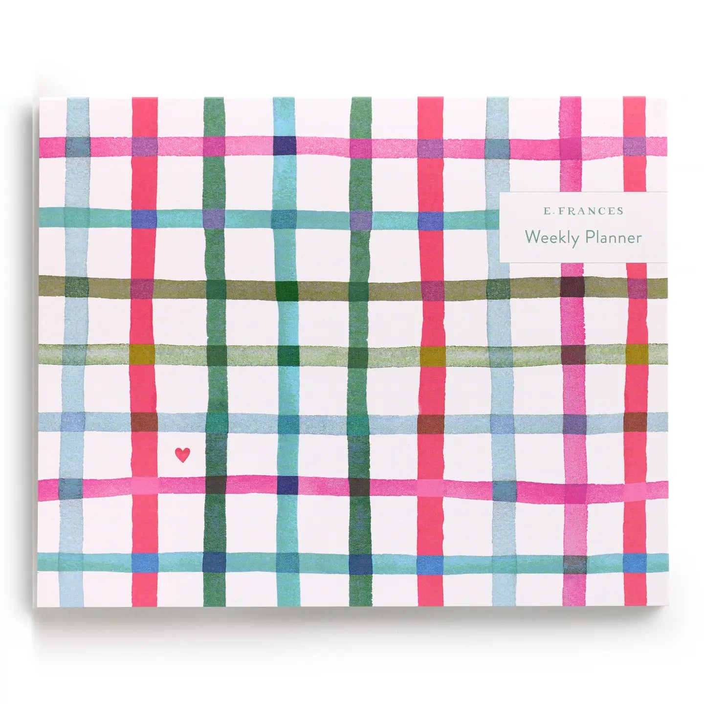 E. Frances Paper Paper Happy Plaid Covered Weekly Planner