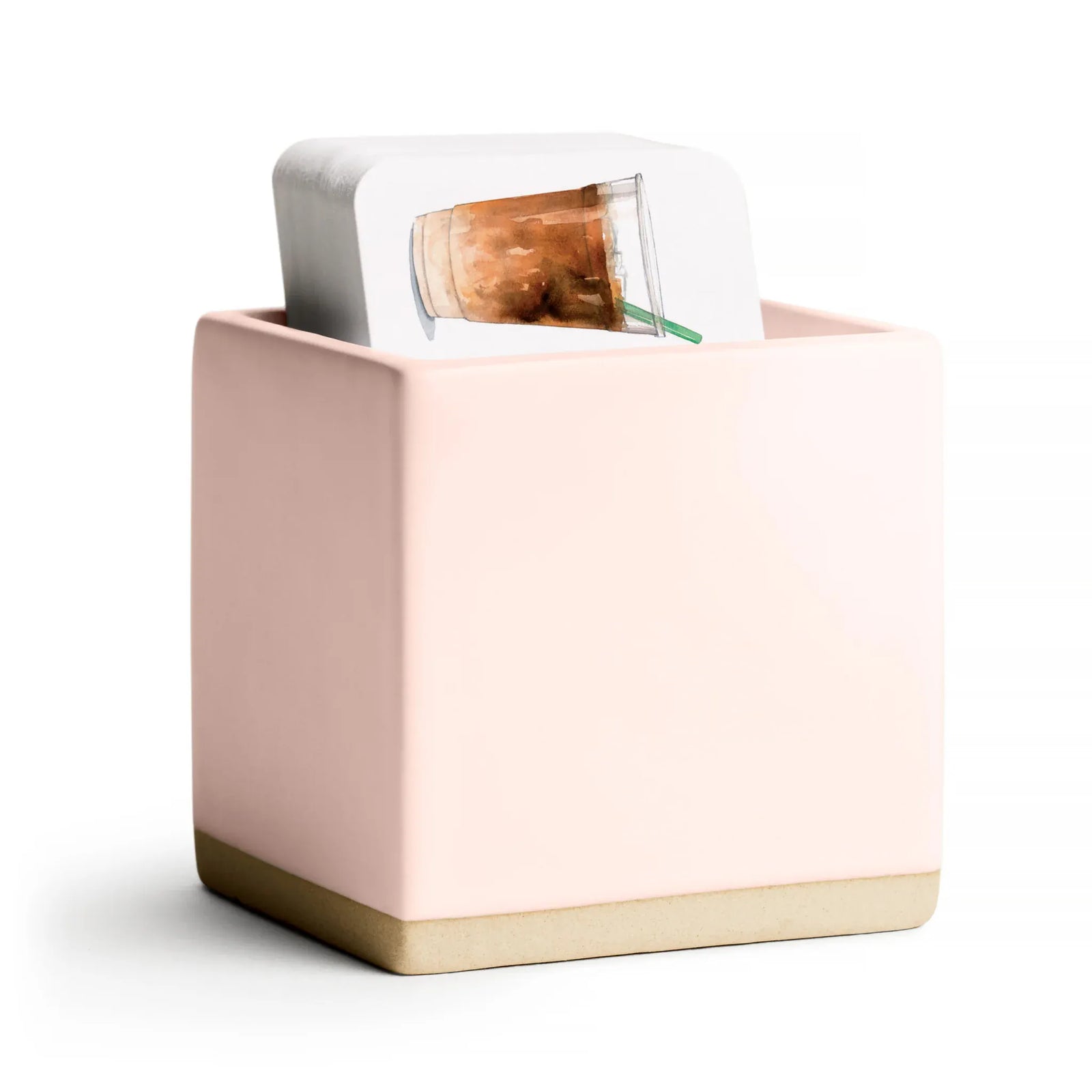E. Frances Paper Paper Little Notes Ceramic Holder - Petal