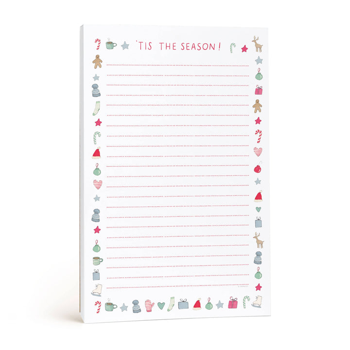 E. Frances Paper paper Merry Motif Notepad | Holiday Christmas List