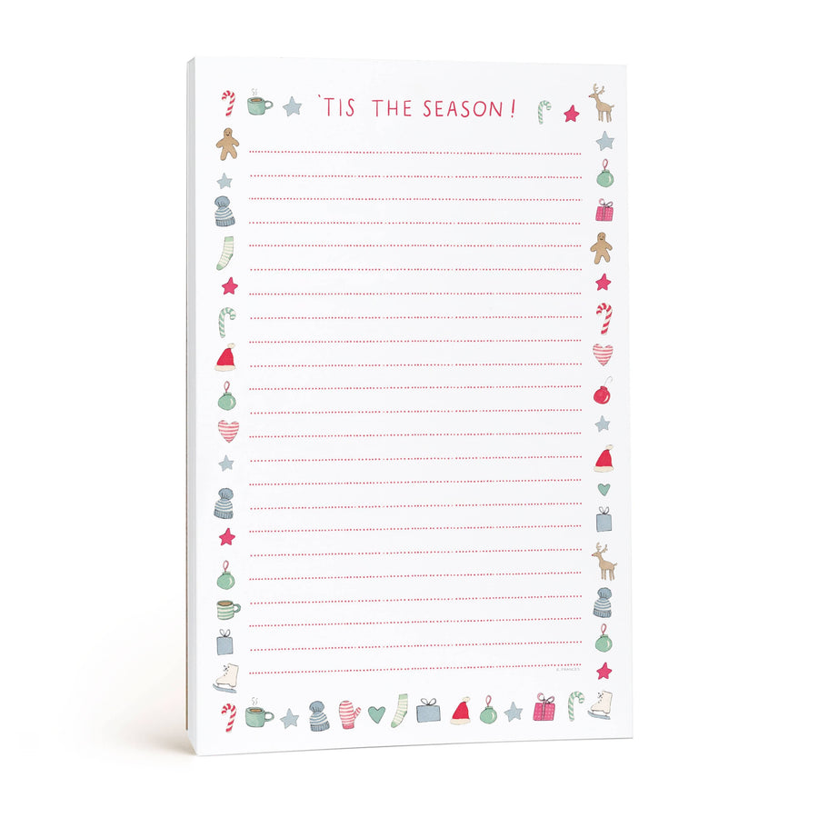 E. Frances Paper paper Merry Motif Notepad | Holiday Christmas List