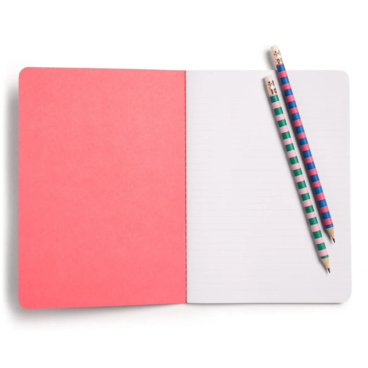 E. Frances Paper Paper OkLoveYouBye Set of Two Stitched Notebooks