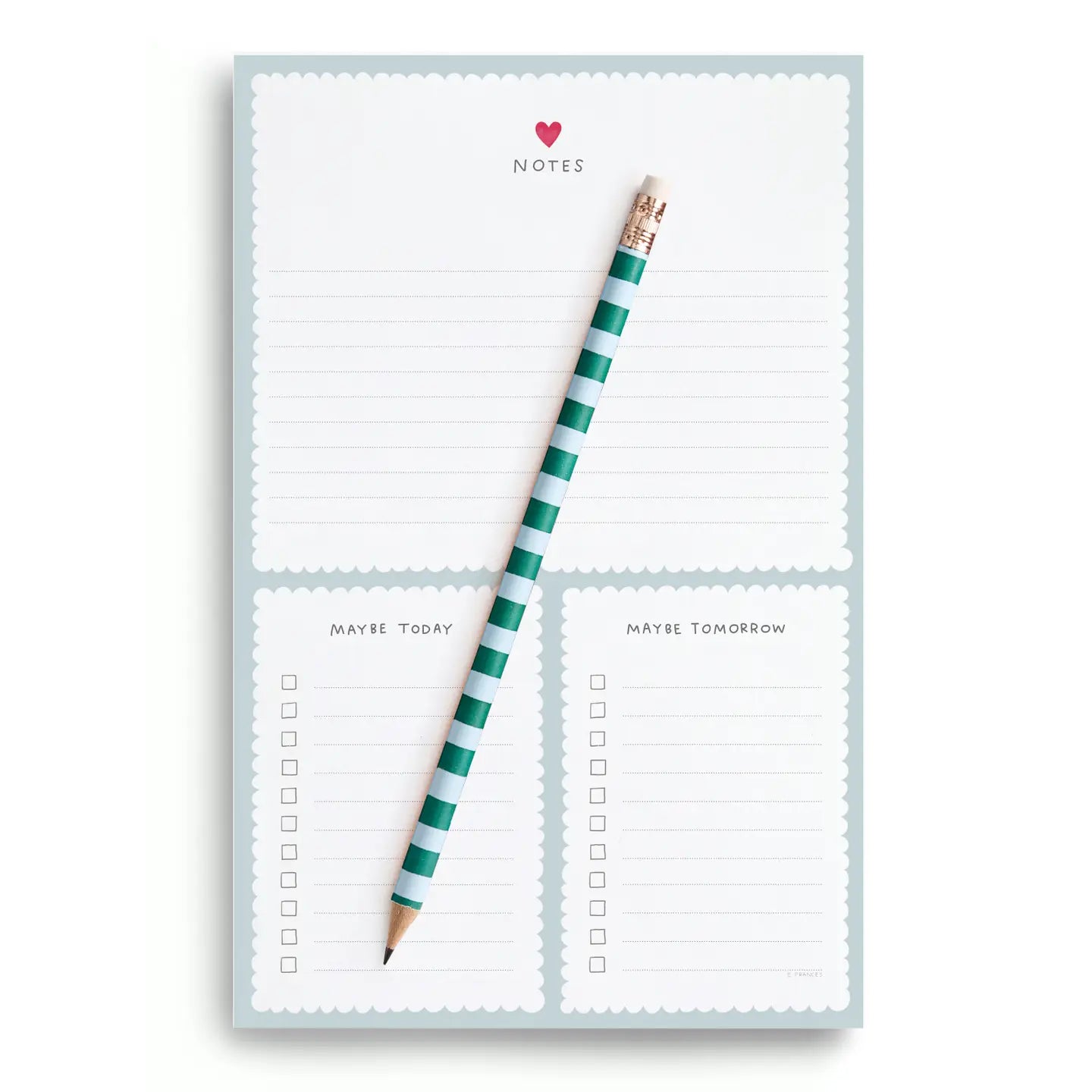 E. Frances Paper Paper Today Maybe Tomorrow Notepad
