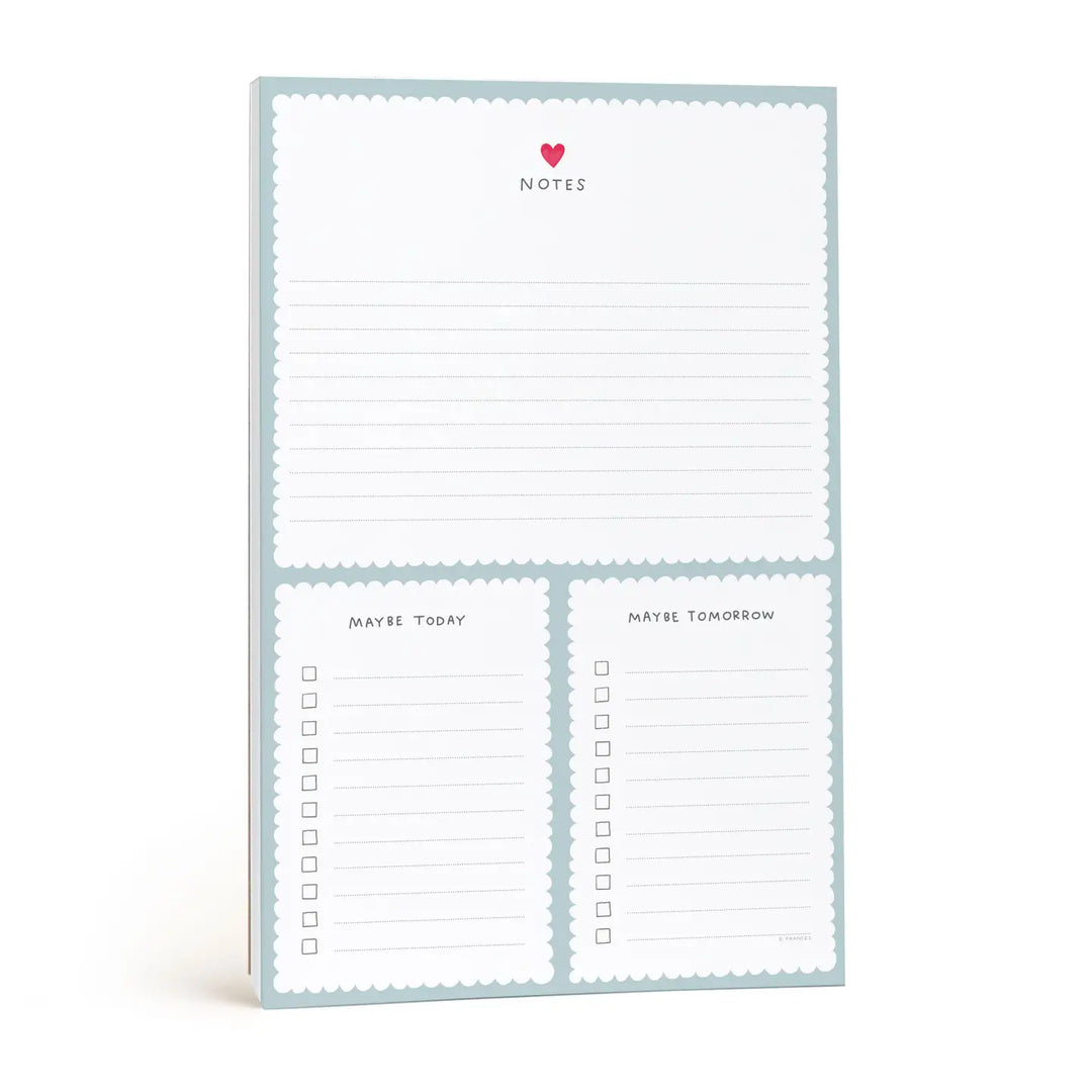 E. Frances Paper Paper Today Maybe Tomorrow Notepad