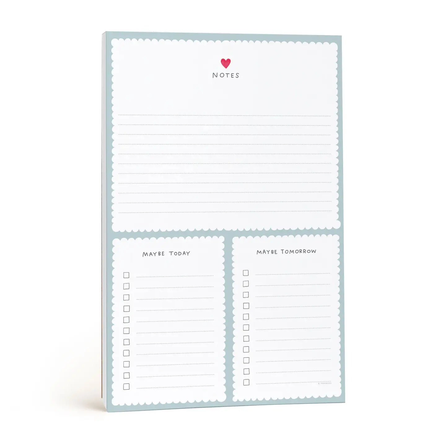 E. Frances Paper Paper Today Maybe Tomorrow Notepad