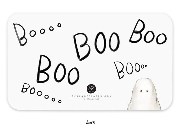 E. Frances Paper Pocket Notes Ghostie Boo Little Notes | Halloween Fall Decor Gift Favor