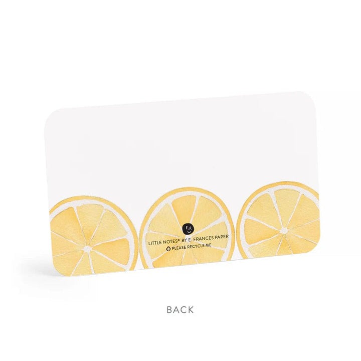 E. Frances Paper Pocket Notes Lemon Litte Notes