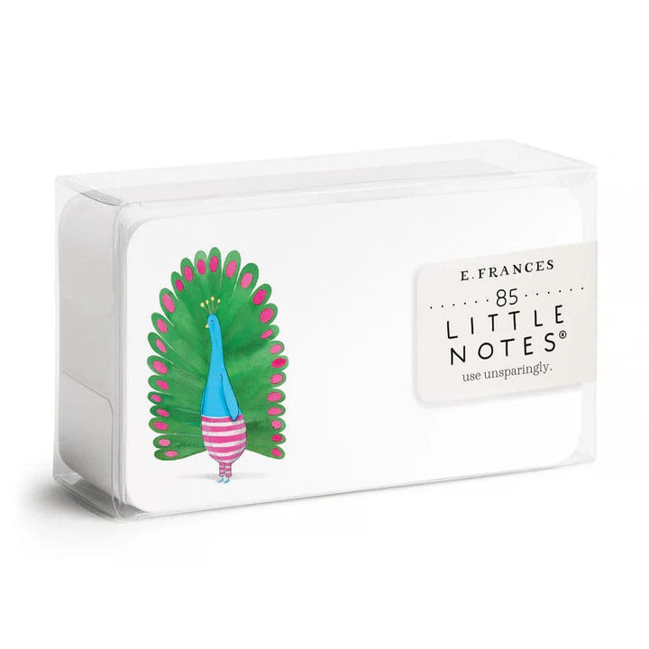 E. Frances Paper Pocket Notes Peacock Little Notes