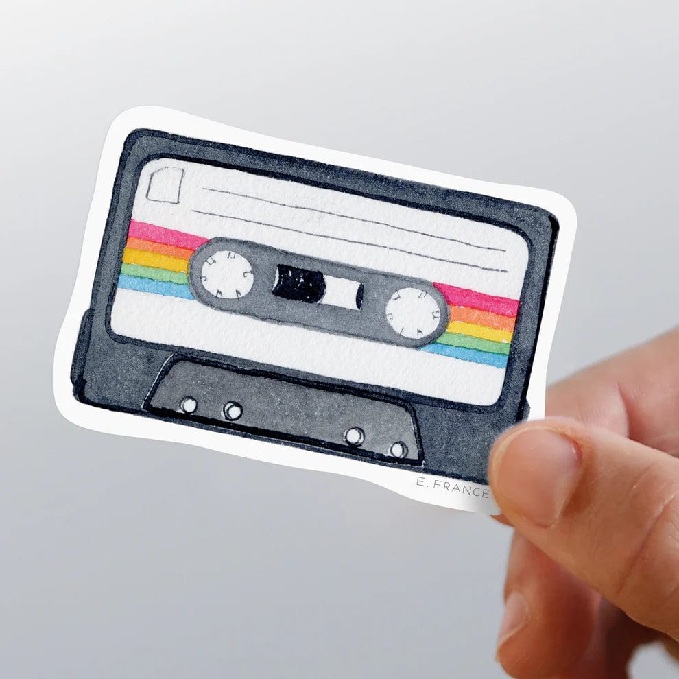 E. Frances Paper Sticker Mix Tape Sticker