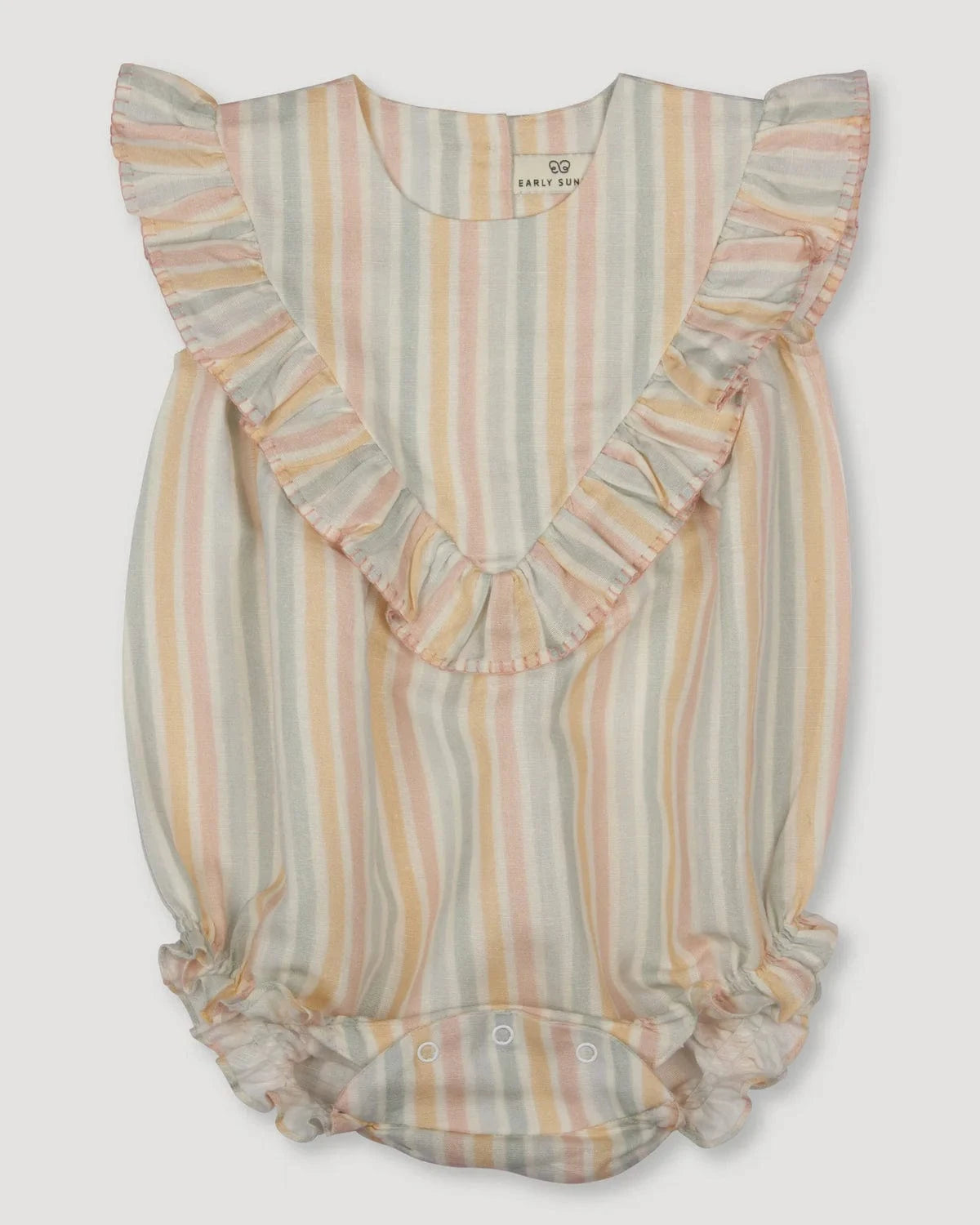 Early Sunday Baby Lucy Baby Bubble Romper - Summer Stripe