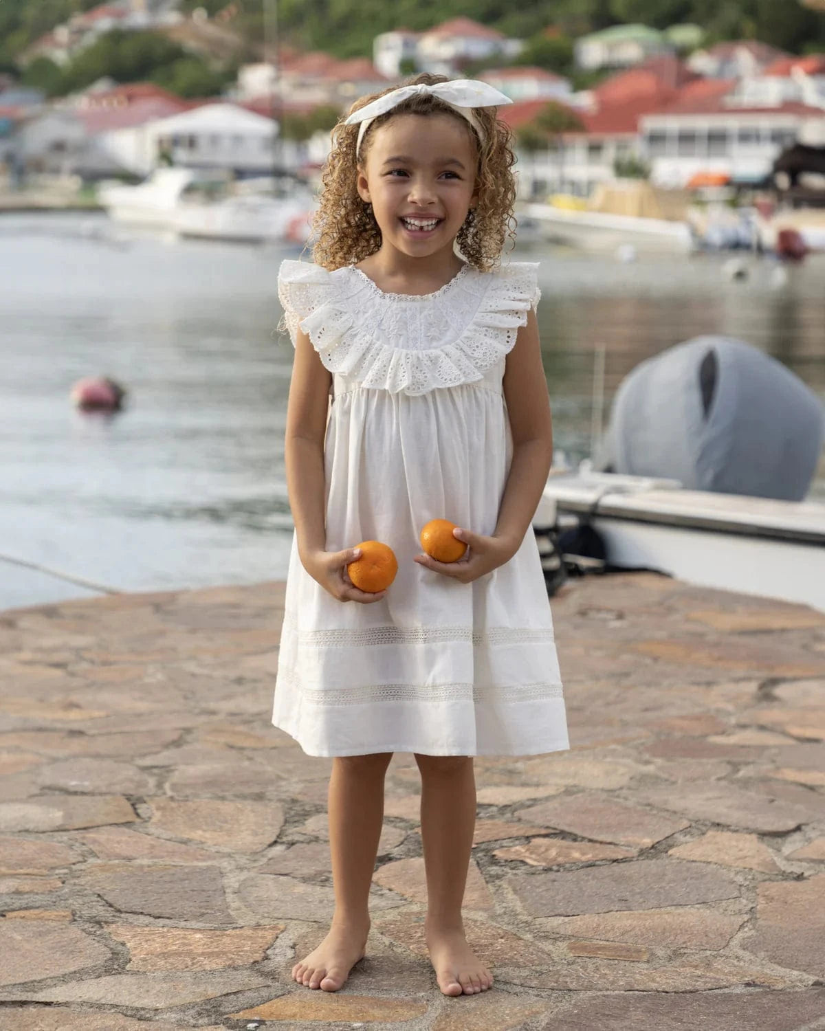 Early Sunday Baby Natasha Dress - Ivory