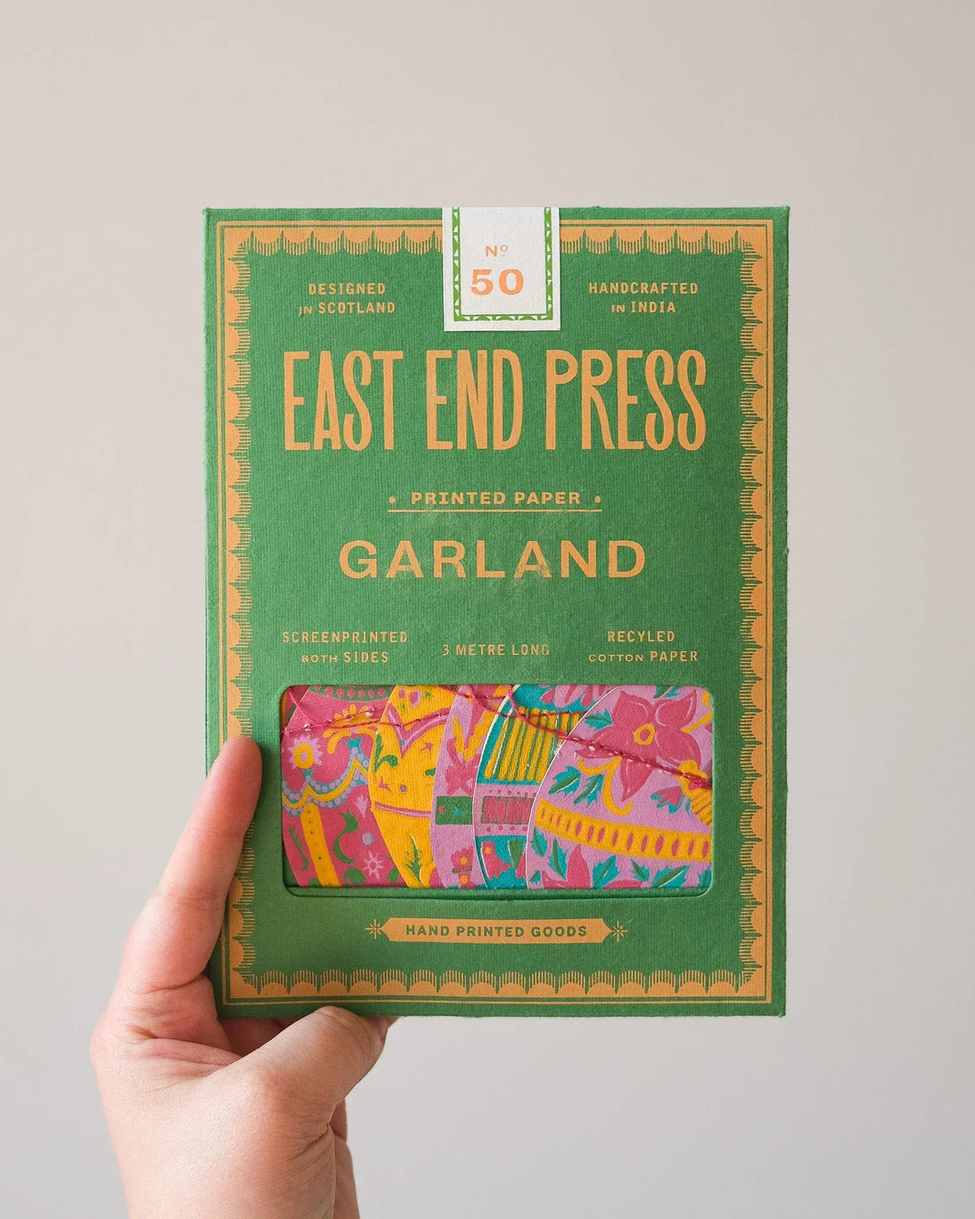 East End Press Party Easter Egg Sewn Garland