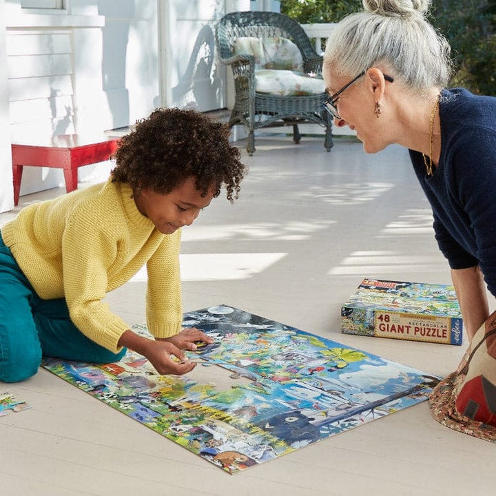 eeBoo Baby Within the Biome 48 Pc Giant Puzzle | eeBoo