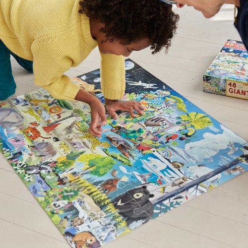 eeBoo Baby Within the Biome 48 Pc Giant Puzzle | eeBoo