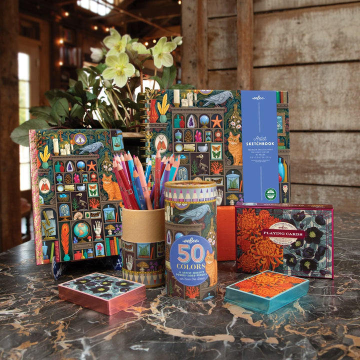 eeBoo Gifts Alchemist's Cabinet 25 Double Sided Pencil | eeBoo