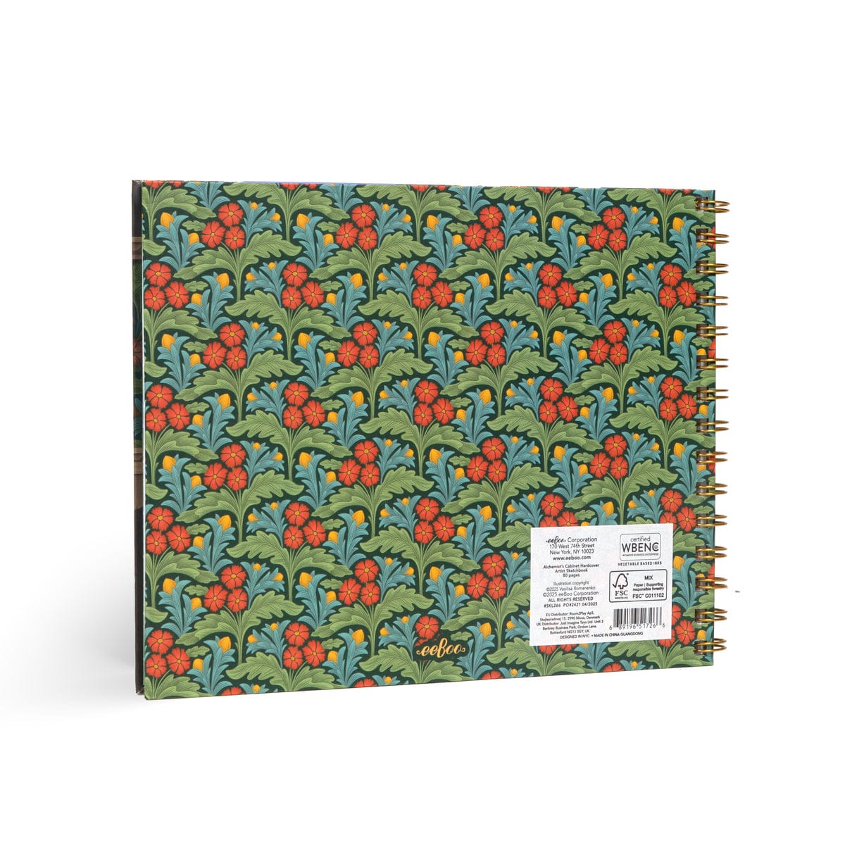 eeBoo Gifts Alchemist's Cabinet Hardcover Sketchbook | eeBoo