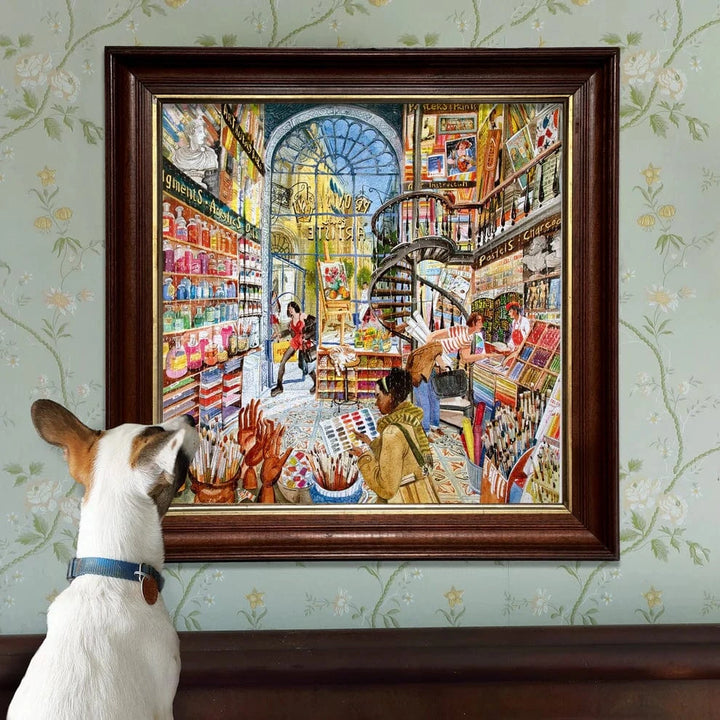 eeBoo Gifts Artist Provisions 1000 Piece Puzzle | eeBoo