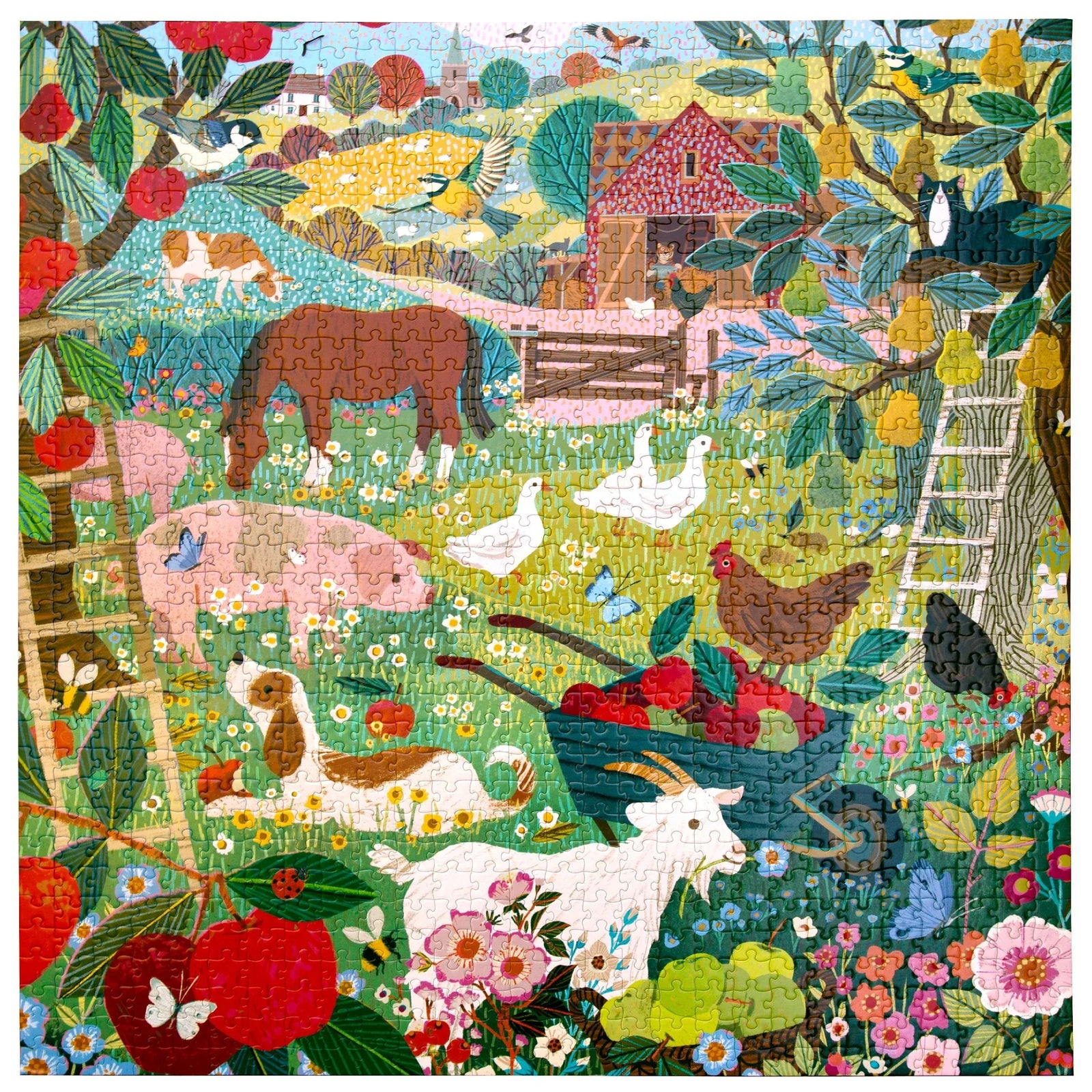 eeBoo Gifts English Pastures 1000 Piece Puzzle | eeBoo