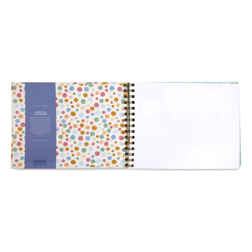 Eeboo Gifts Flora's Hardcover Artist Sketchbook | eeBoo