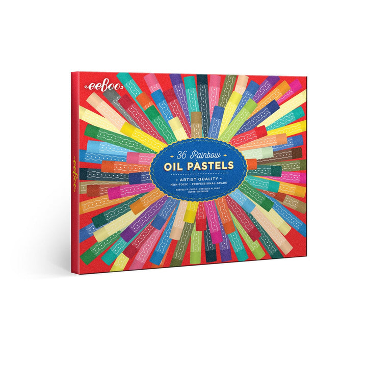 eeBoo Gifts Rainbow 36 Oil Pastels | eeBoo
