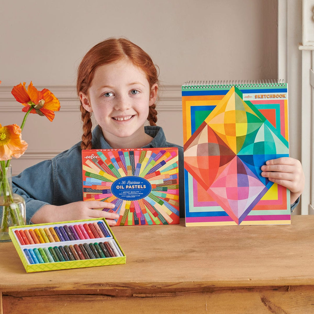 eeBoo Gifts Rainbow 36 Oil Pastels | eeBoo