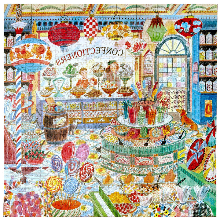 eeBoo Gifts Sweet Shoppe 1000 Piece Puzzle | eeBoo