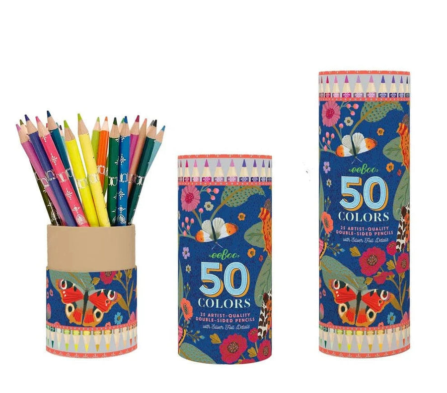 eeBoo Gifts Victoria's Double-Sided Pencils | eeBoo