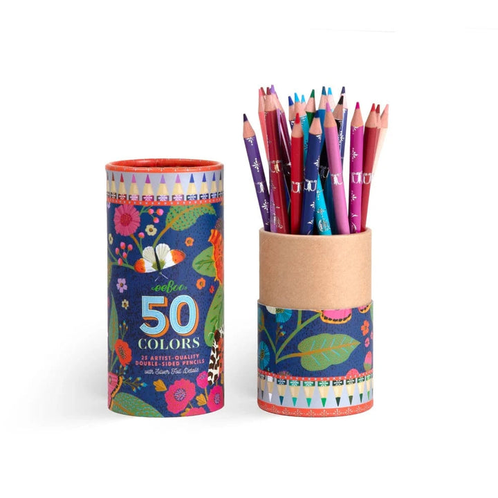 eeBoo Gifts Victoria's Double-Sided Pencils | eeBoo