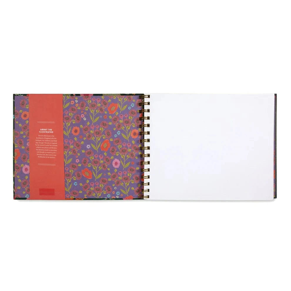 Eeboo Gifts Victoria's Hardcover Artist Sketchbook | eeBoo