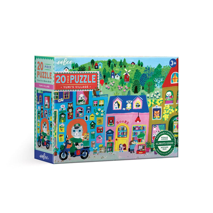 Eeboo Gifts Yumi's Village 20 Pc Puzzle | eeBoo