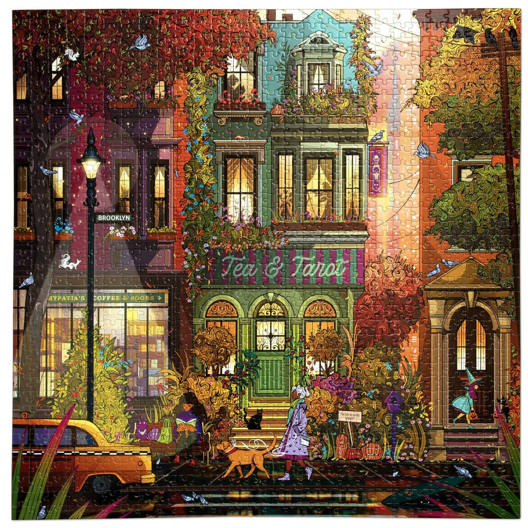 Eeboo Holiday Fall in Brooklyn 1000 Sq Puzzle | eeBoo