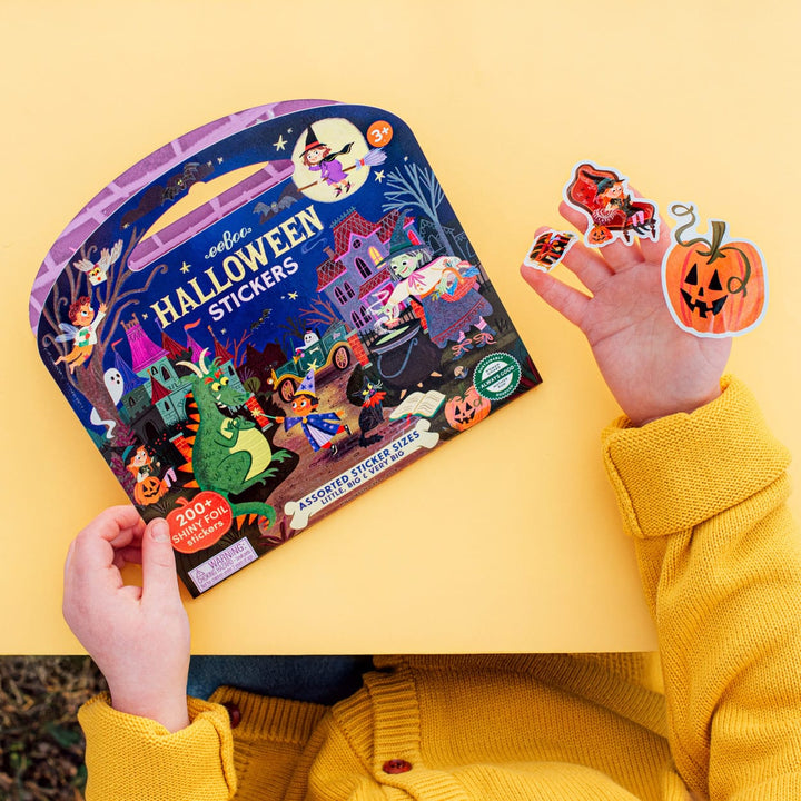 Eeboo Holiday Halloween Shiny Stickers | eeBoo