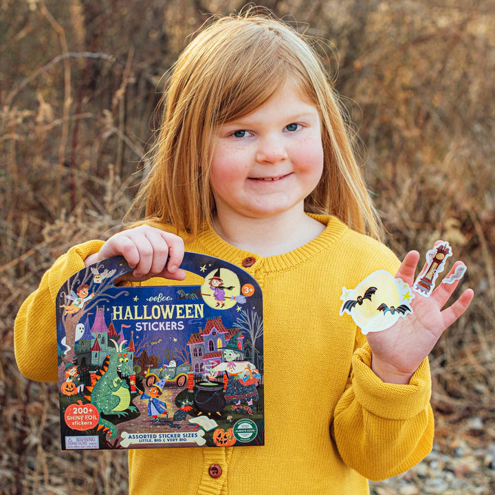 Eeboo Holiday Halloween Shiny Stickers | eeBoo