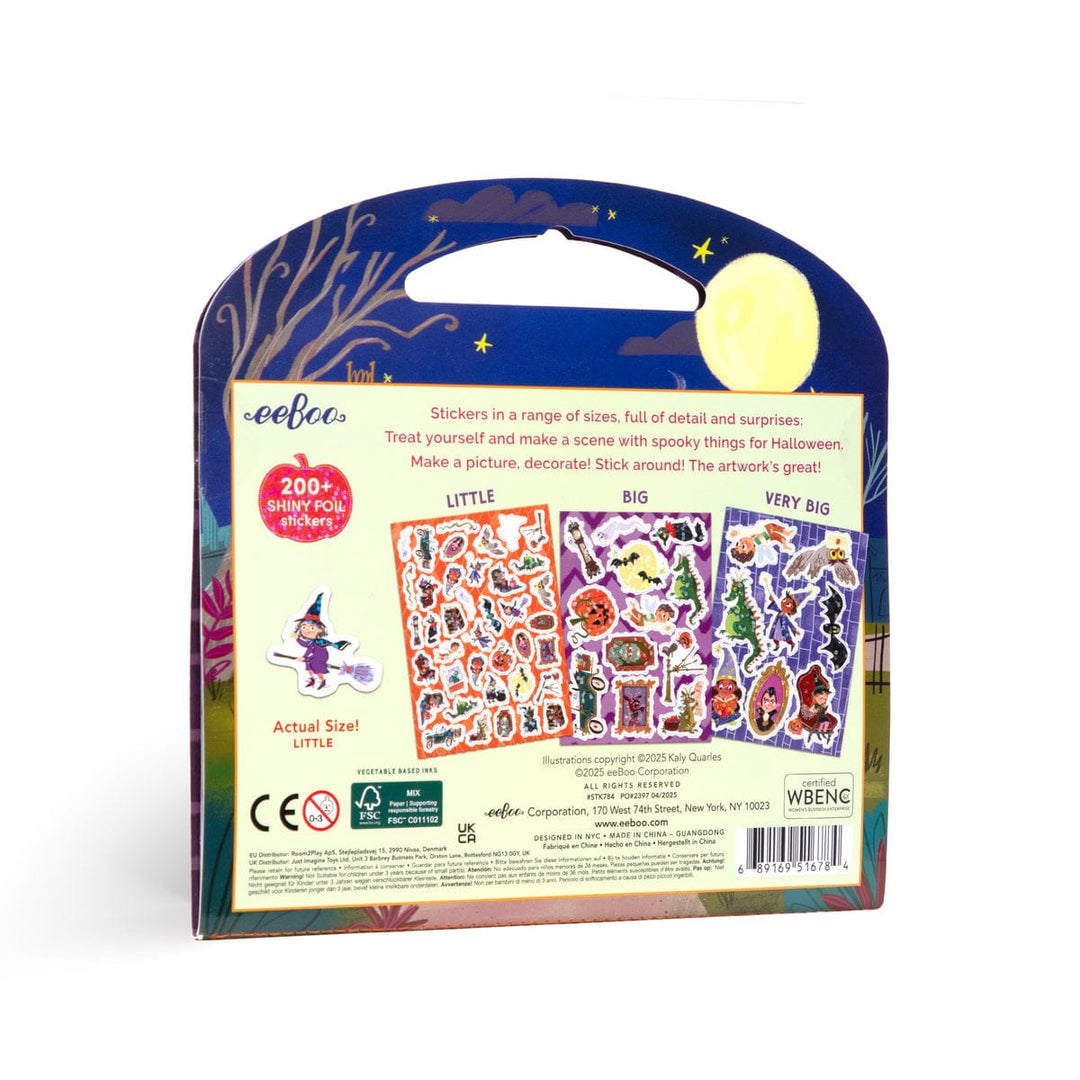 Eeboo Holiday Halloween Shiny Stickers | eeBoo